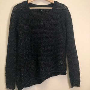 Dkny see thru long sleeve top